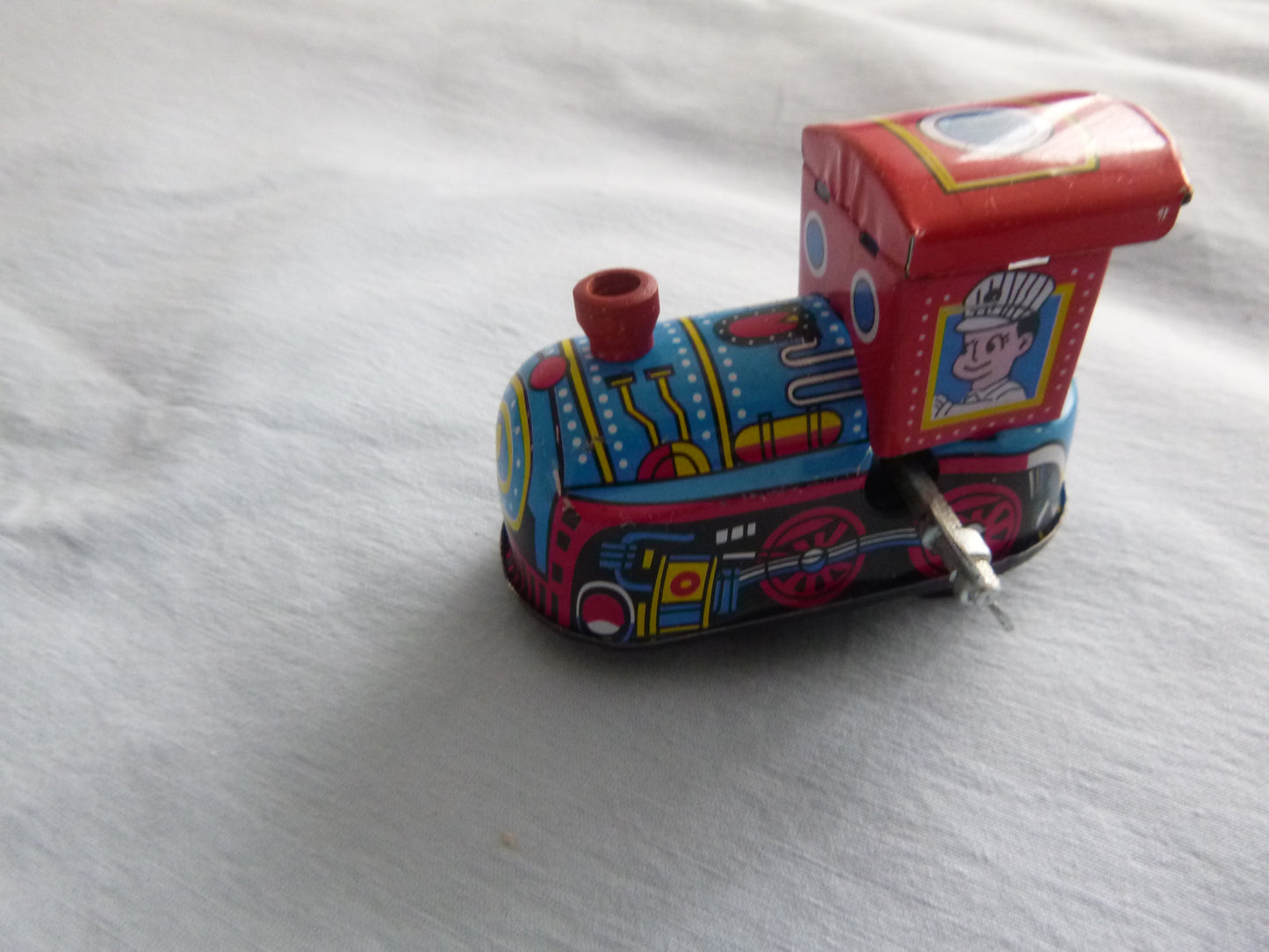 Aufziehfiguren bunte Mäuse, Frosch, Zebra, Feuerwehr und Lokomotive