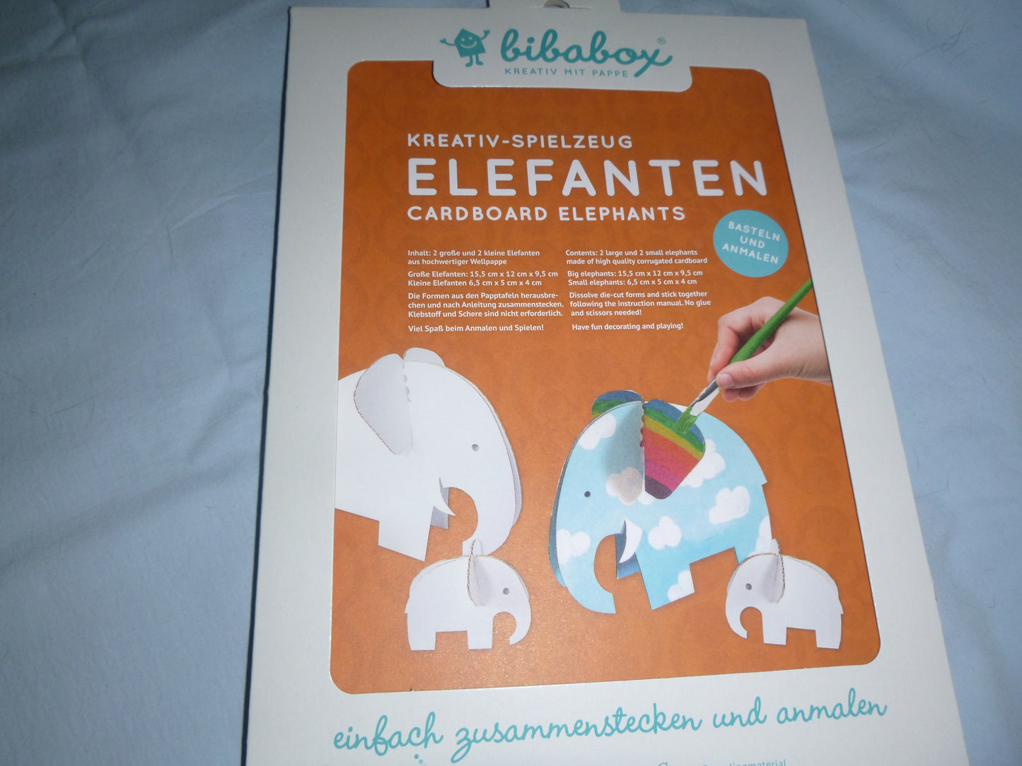 Die Elefanten-Familie zum selbstbemalen, bekleben etc.