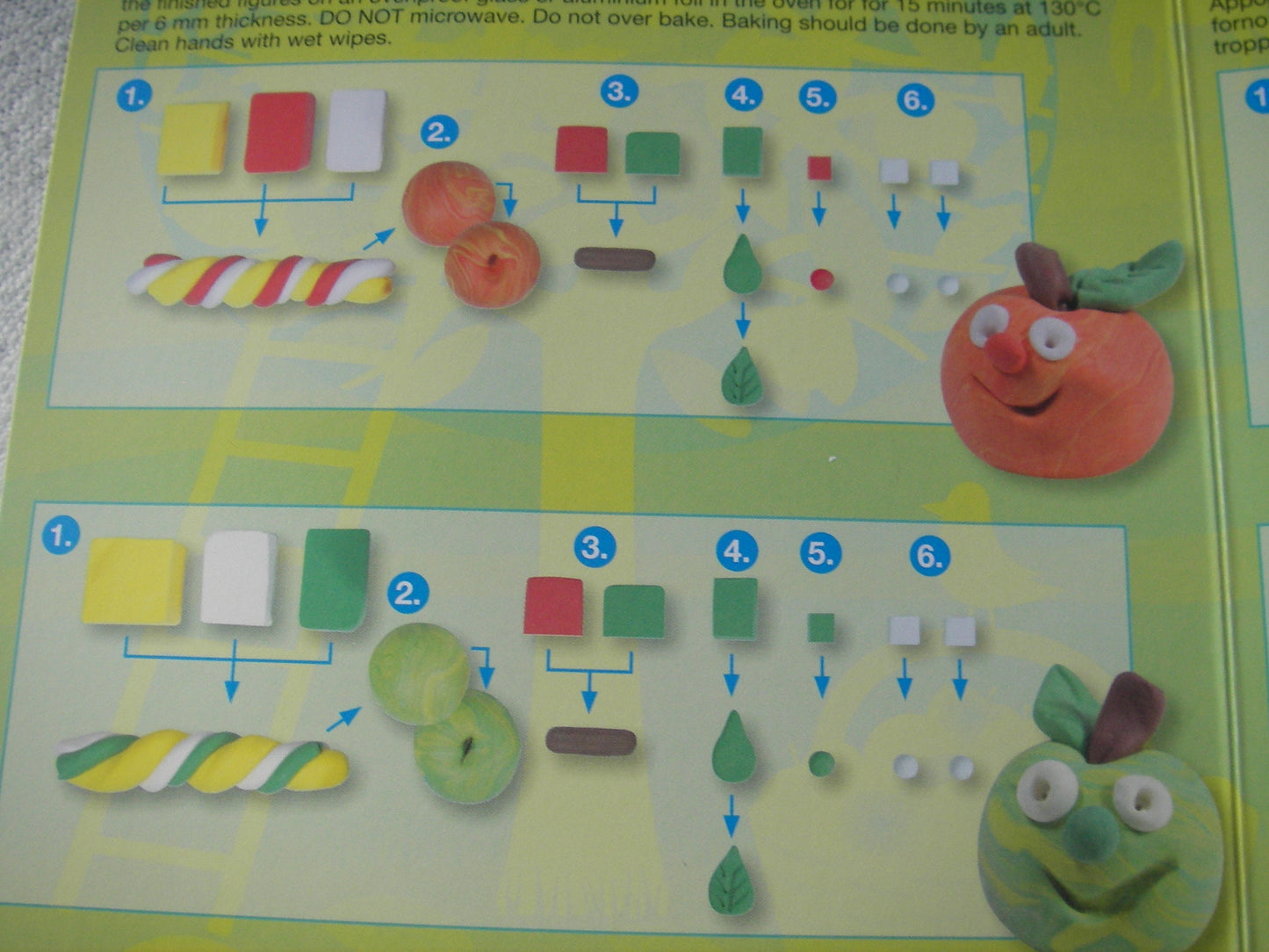 Faber Pluffy Modeliermasse, Funky Fruit