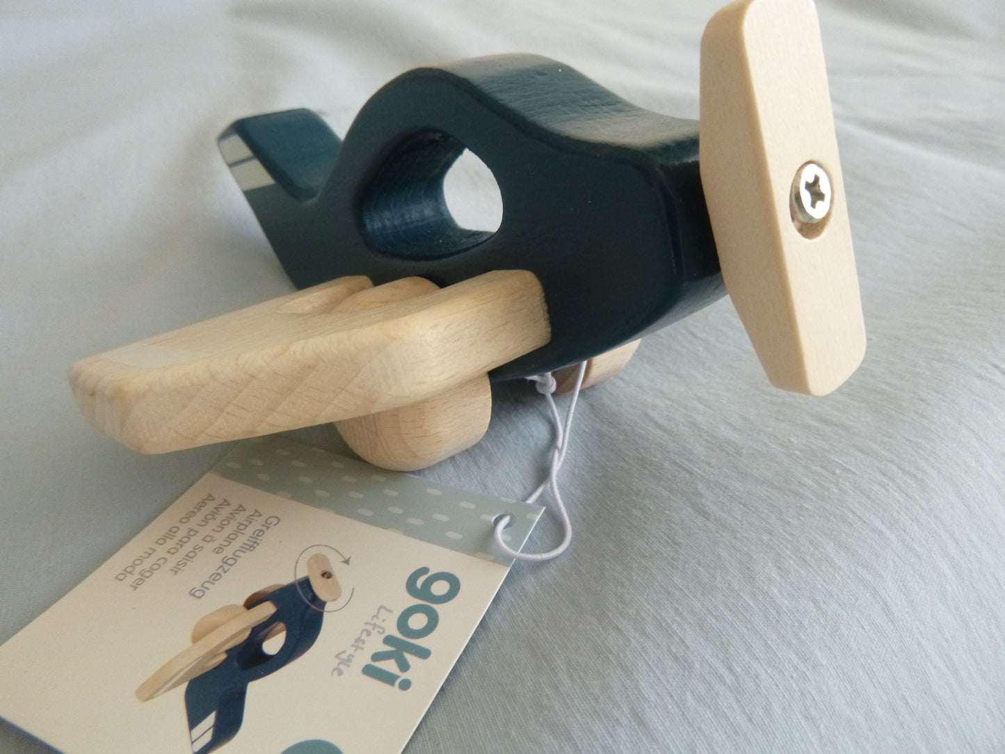 Holz-Greifling Flugzeug Lifestyle azur