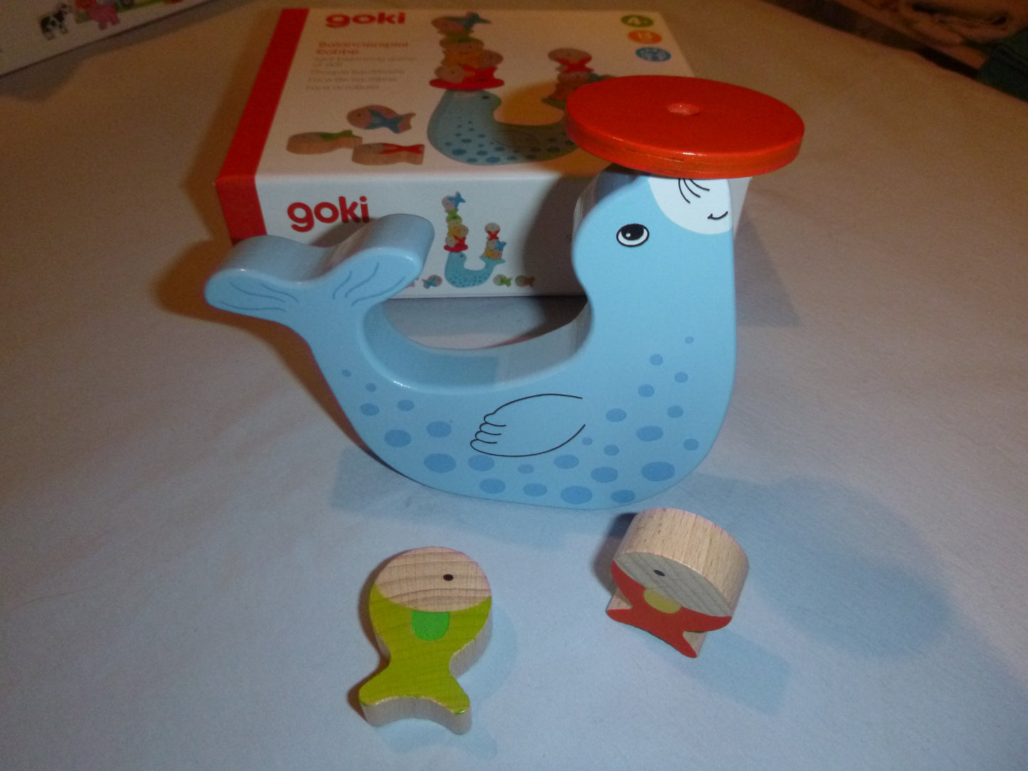 Balancierspiel Robbe, aus Holz