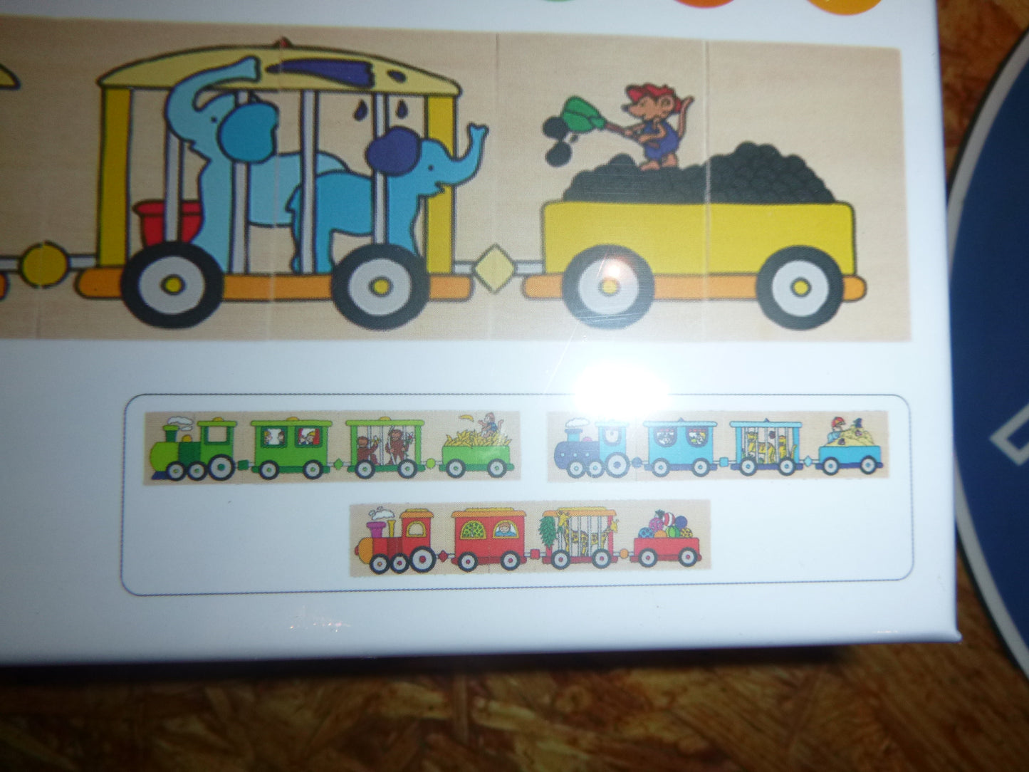 Anlege- und Memospiel Lokomotiven