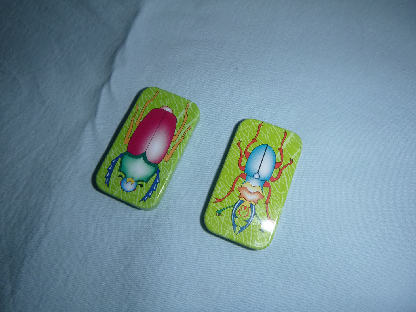 Knackerspiel mit Insektenaufdruck,auch Knackfrosch genannt