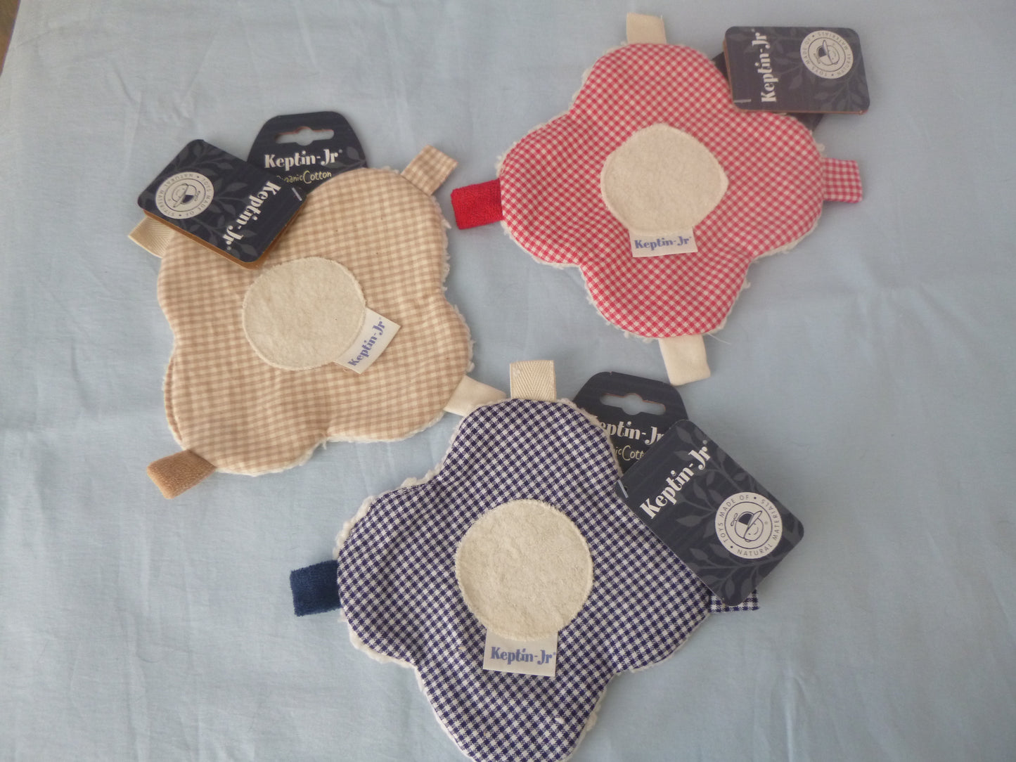 kleine Schmusetücher bunte Blumen