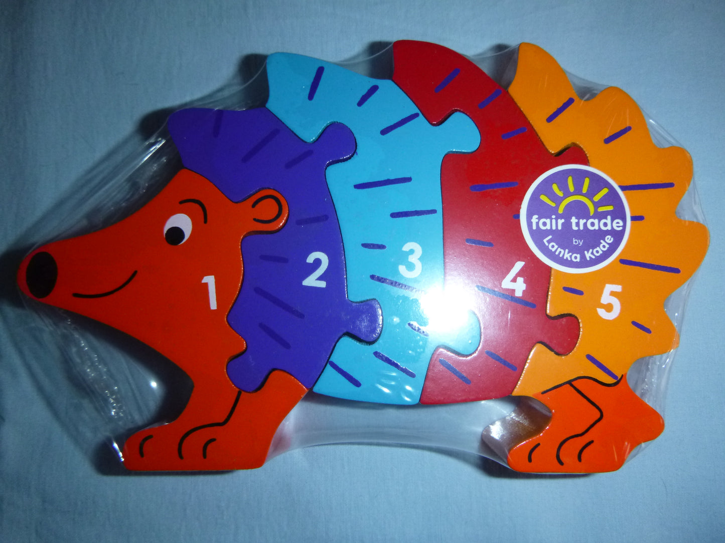 Puzzle Tiere aus Holz, handgefertigt mit Fair Trade Siegel