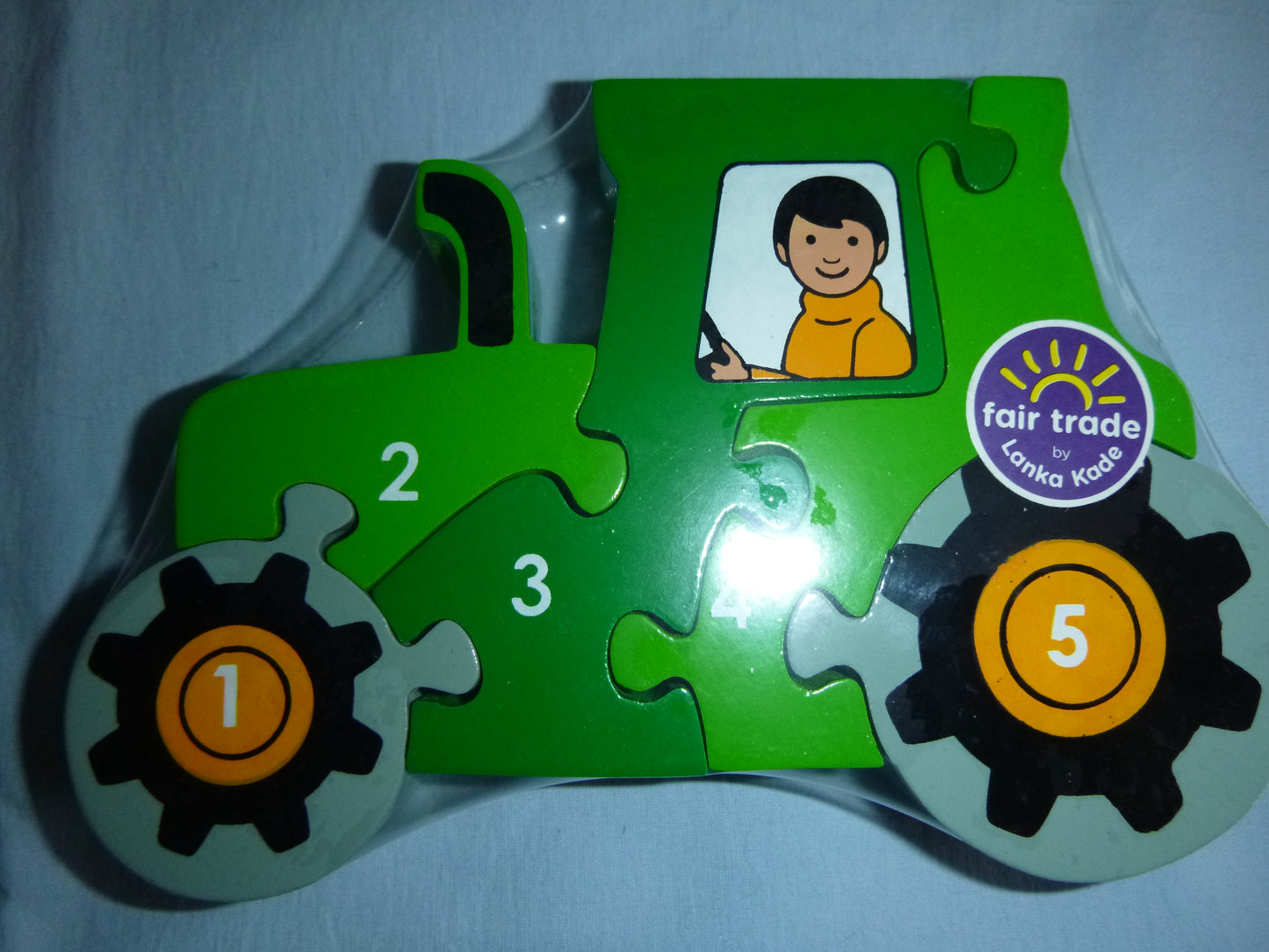 Fahrzeug- Puzzle aus Holz mit Fair Trade Siegel