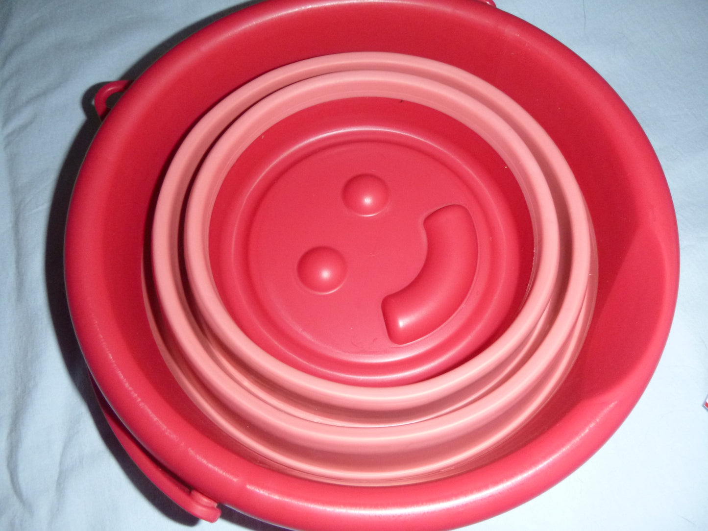 Sandspielset 7 in 1, faltbar , rot oder blau