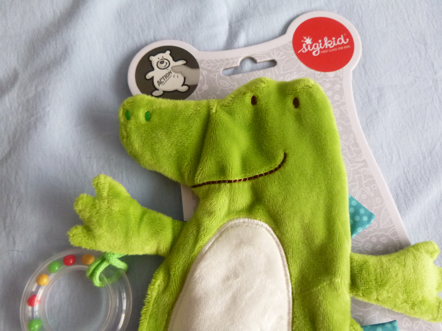 Knister-Schmusetuch Bär, Hase oder Krokodil
