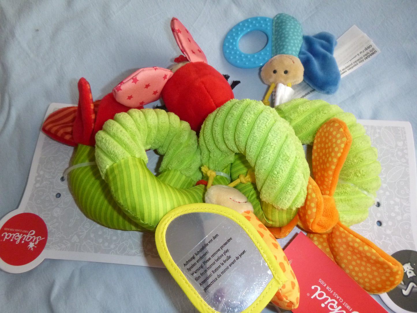 Babyschalen- Spielzeug Schmetterling