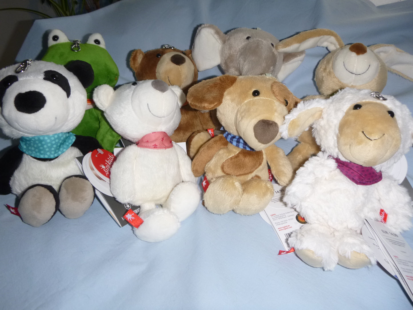 Tierische Freunde aus der Sweety-Serie mit Anhänger, Hund, Bär, Panda,Hase u.a