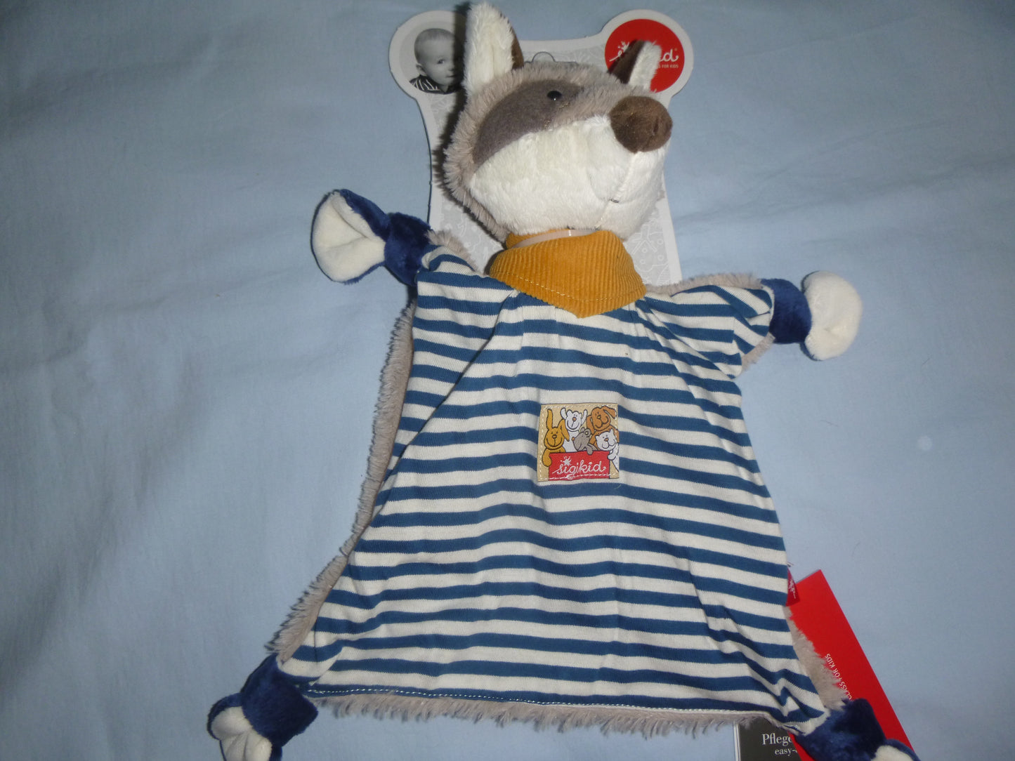 Schmusetücher aus der Green Collection, Hase, Hund, Frosch und Waschbär