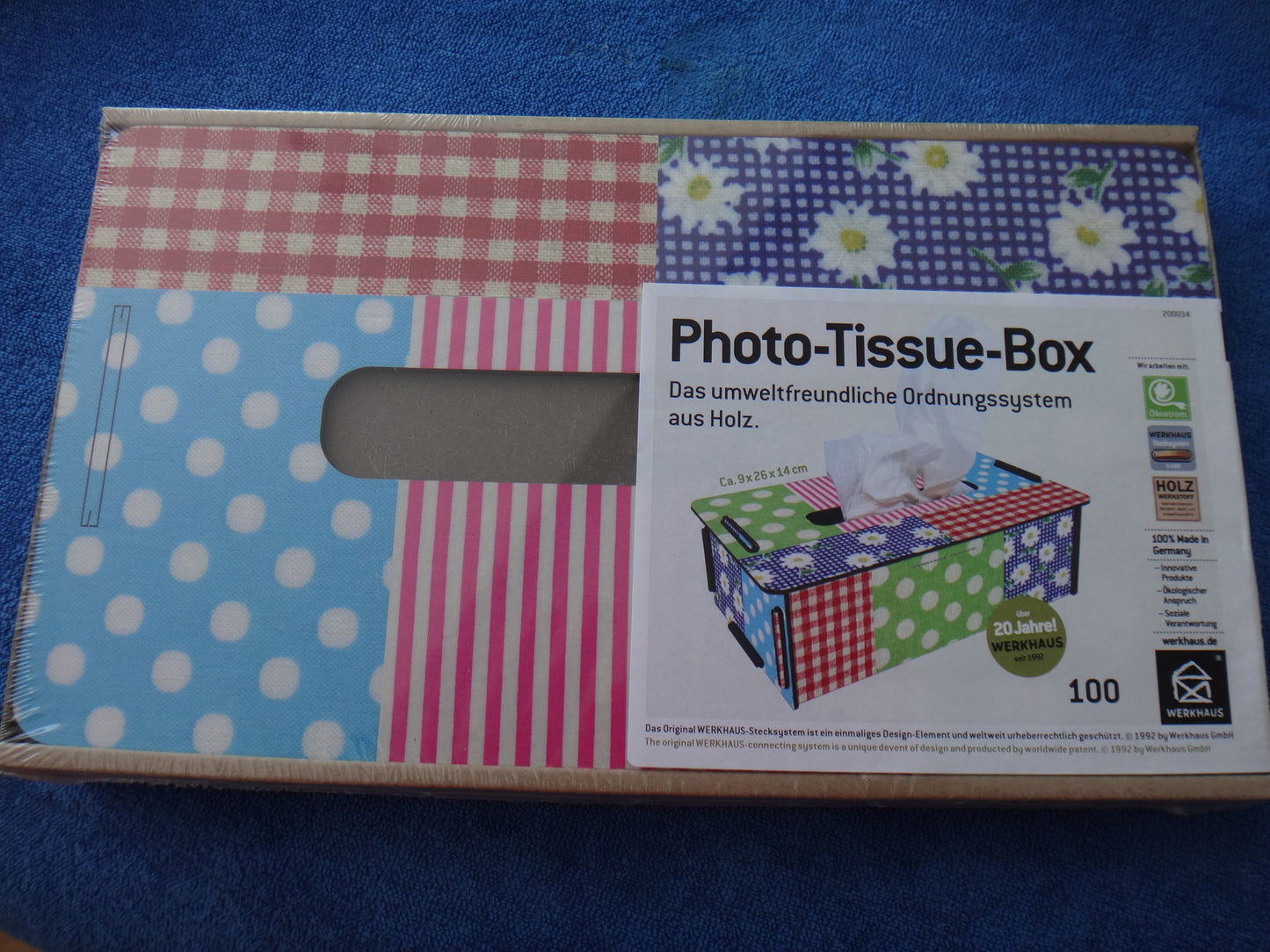 Tissue-Box Patchwork, Box für Papiertücher