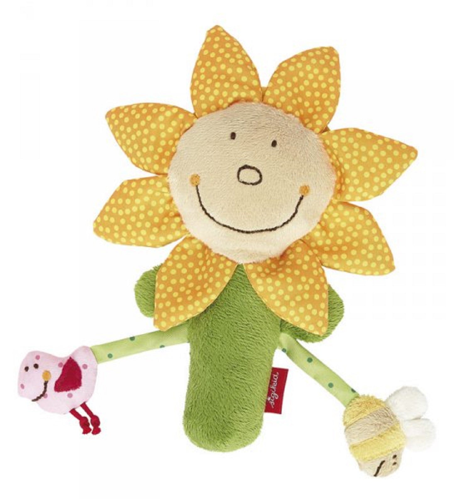 Greiflinge für Babys von Sigikid - Sonnenblume Walfisch Seehund Eule  Kakteen