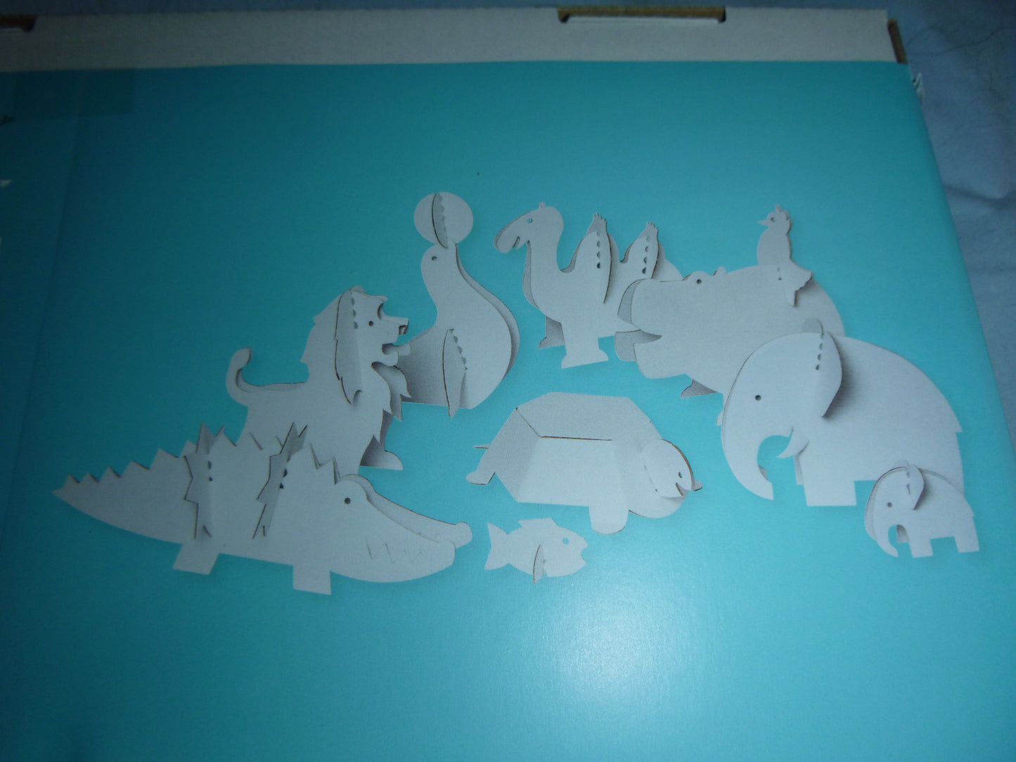 Bastelsets aus Pappe, Tiermotive  zusammenstecken, kreativ gestalten und spielen