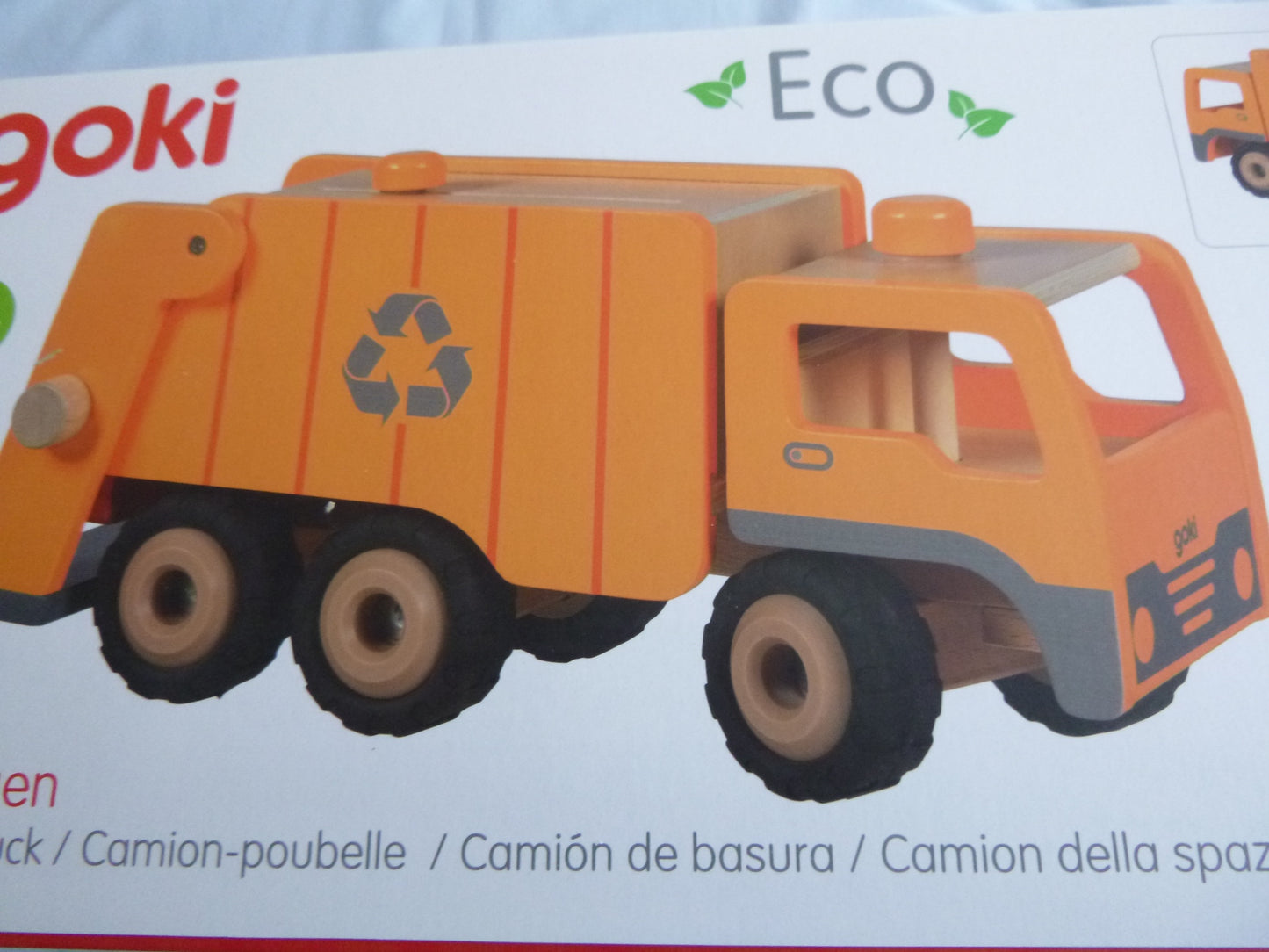 Müllabfuhr für kleine Müllwerker ,  Holz, 35 cm