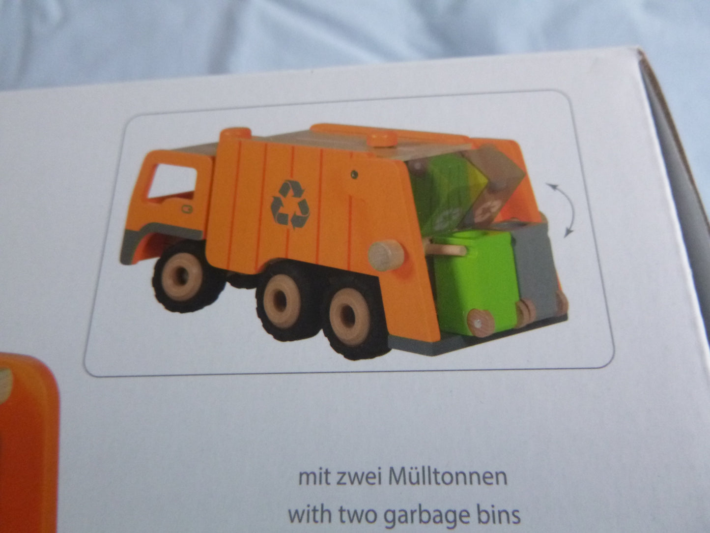 Müllabfuhr für kleine Müllwerker ,  Holz, 35 cm