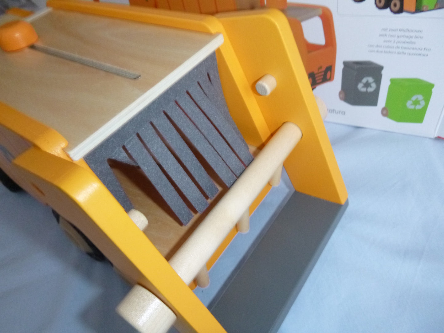 Müllabfuhr für kleine Müllwerker ,  Holz, 35 cm