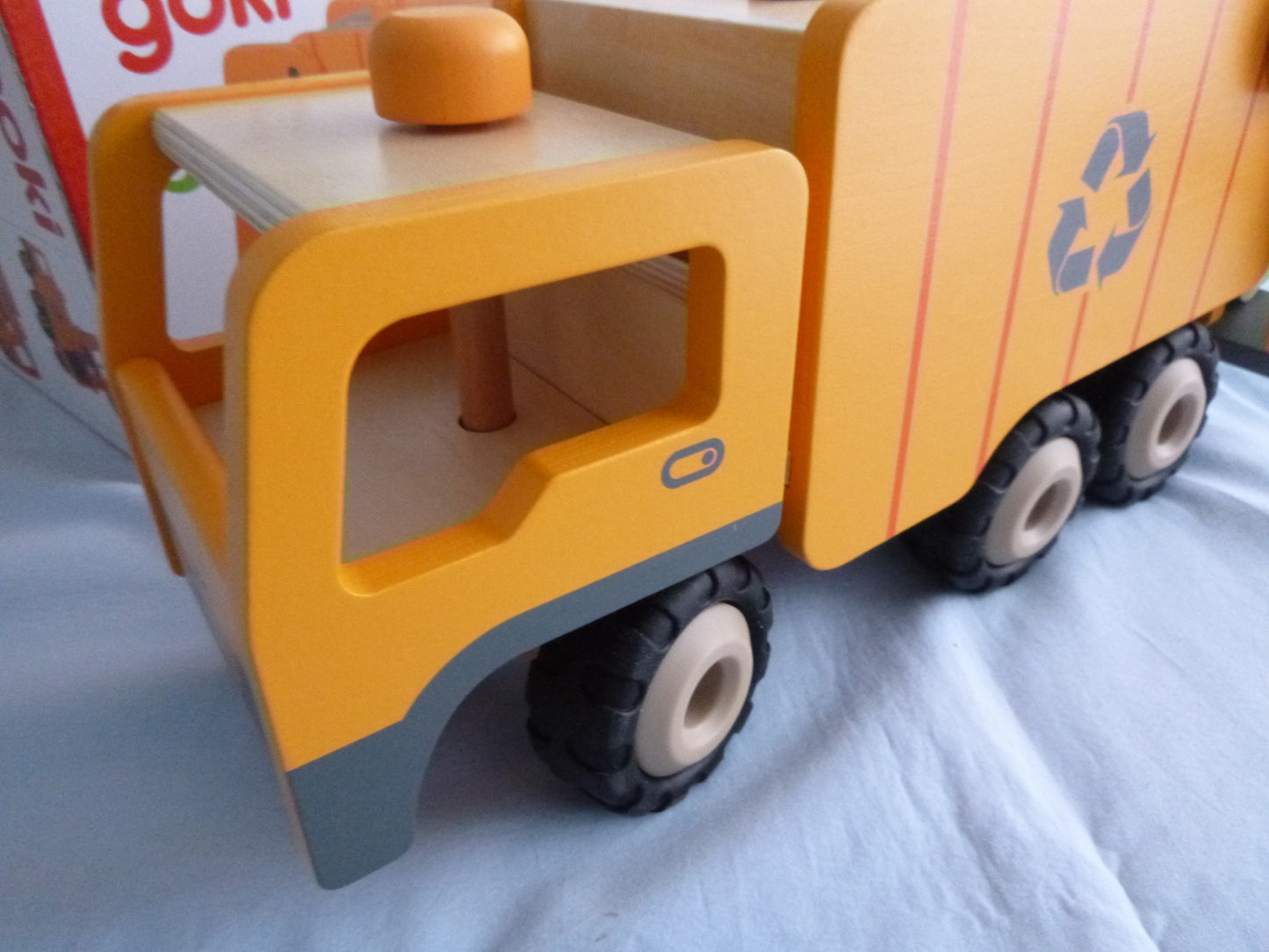 Müllabfuhr für kleine Müllwerker ,  Holz, 35 cm