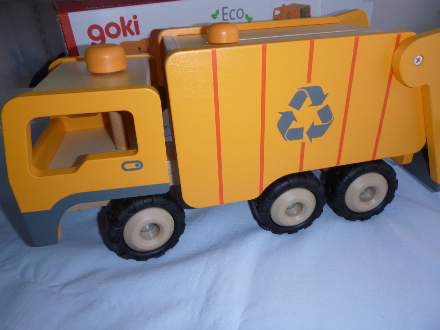 Müllabfuhr für kleine Müllwerker ,  Holz, 35 cm