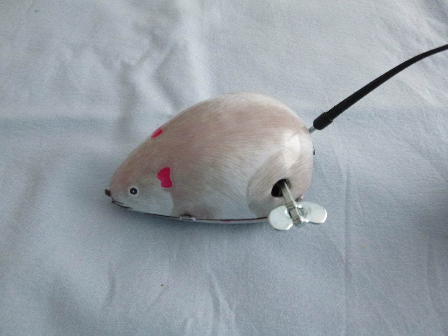 Aufziehfiguren bunte Mäuse, Frosch, graue Maus,  Feuerwehr und Lokomotive