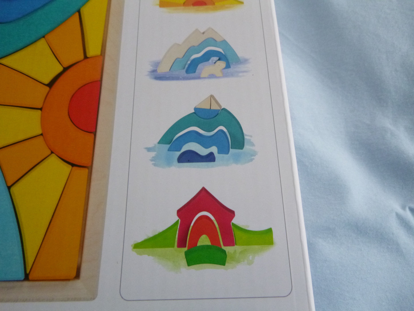 Goki Evolution Landschaftspuzzle Meeresleuchten, Holz, 30 Teile