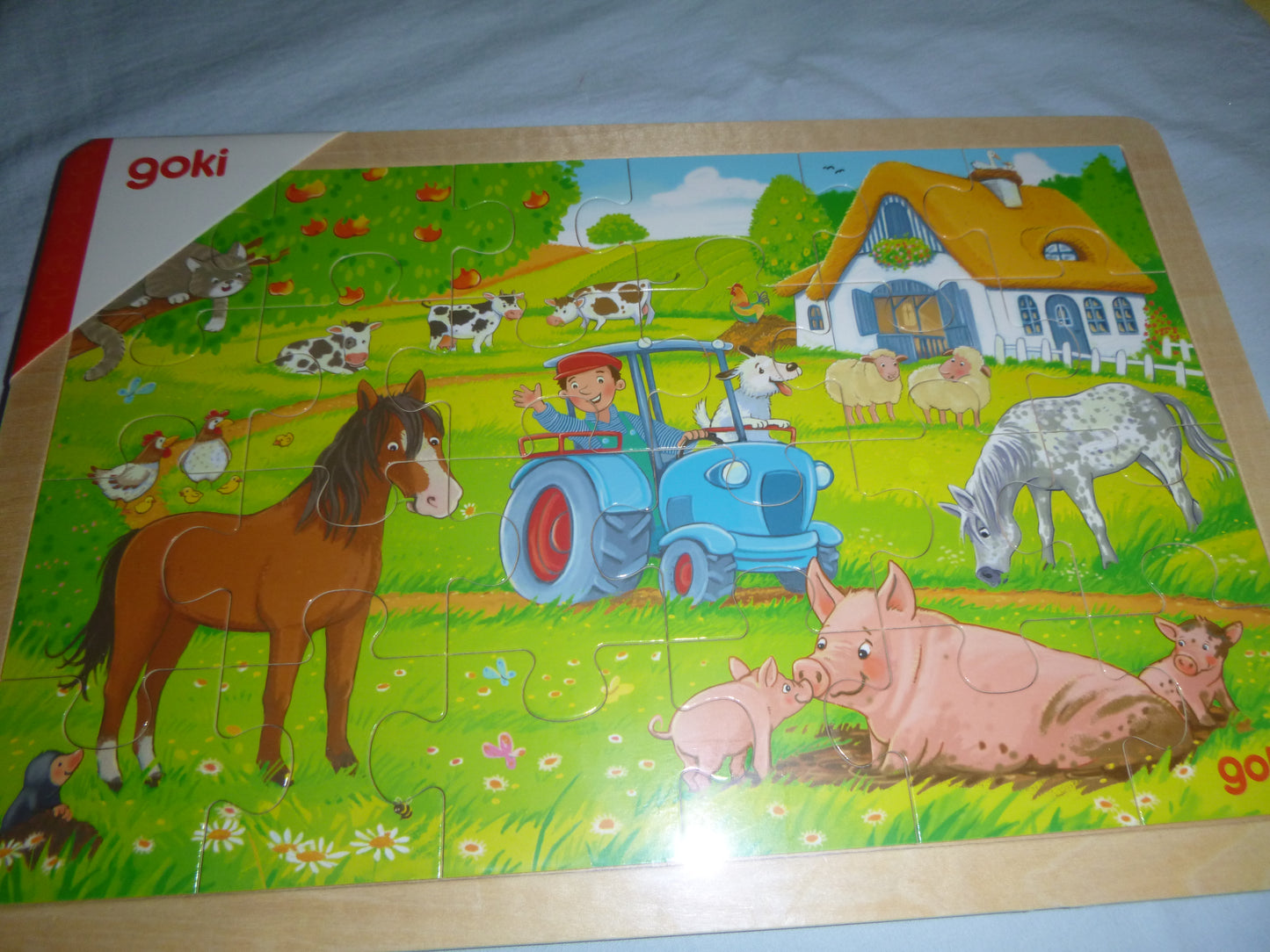 Flächen-Puzzle mit 24 Teilen