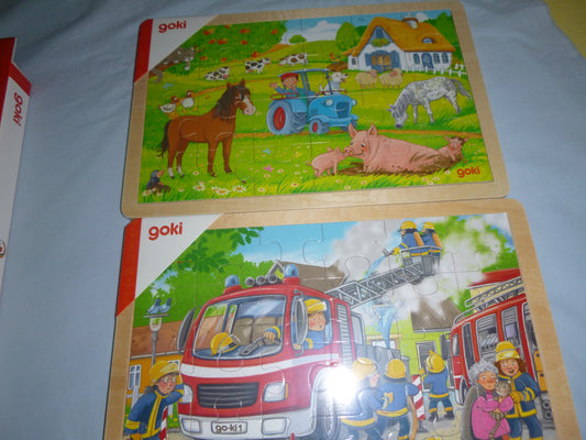 Flächen-Puzzle mit 24 Teilen