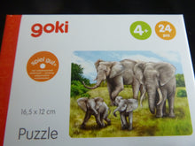 Lade das Bild in den Galerie-Viewer, Mini Holz -Puzzle  Tiere Afrikas , jeweils 24 Teile
