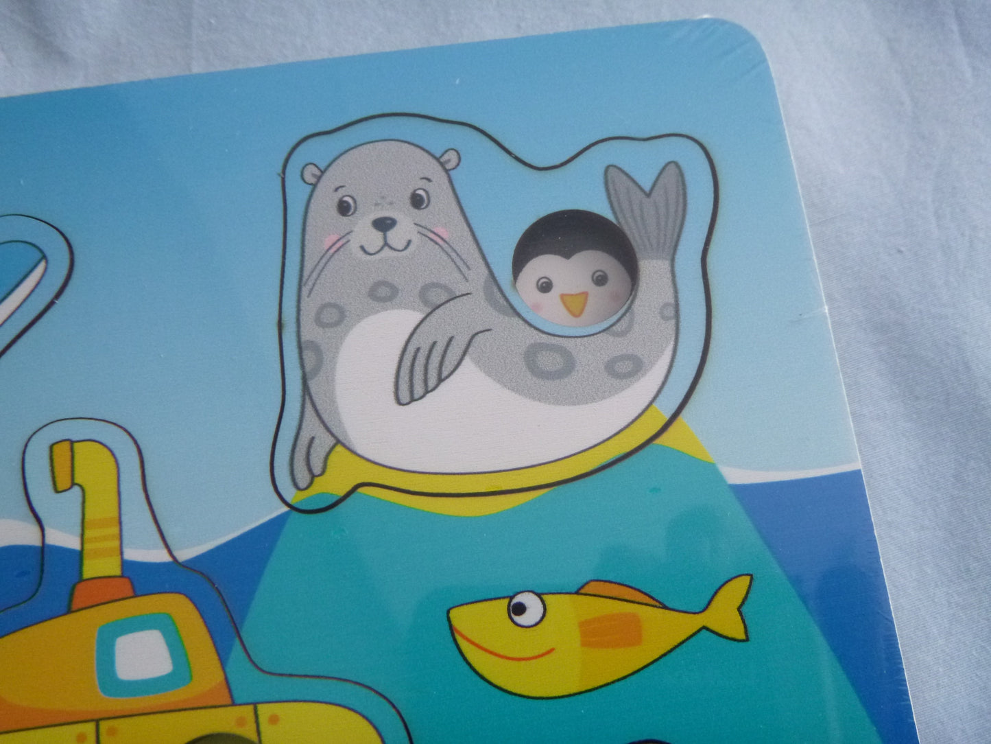 Hintergrund-Puzzle, Holz, 7- 8 Teile