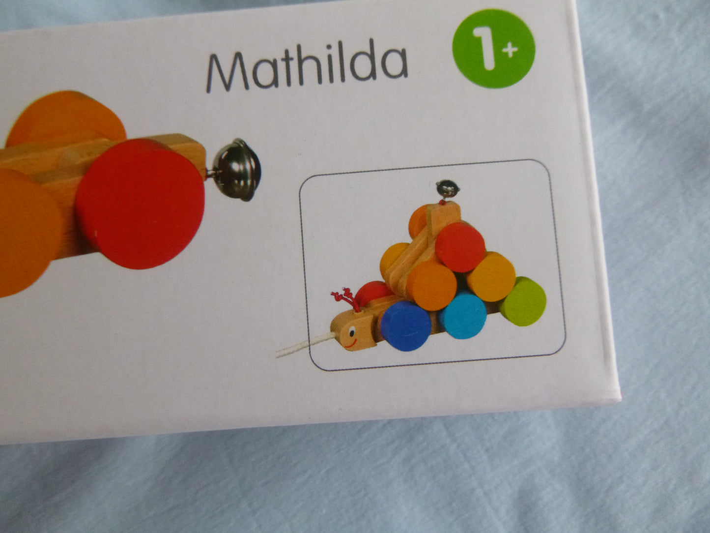 Ziehtier bunte Raupe Mathilda