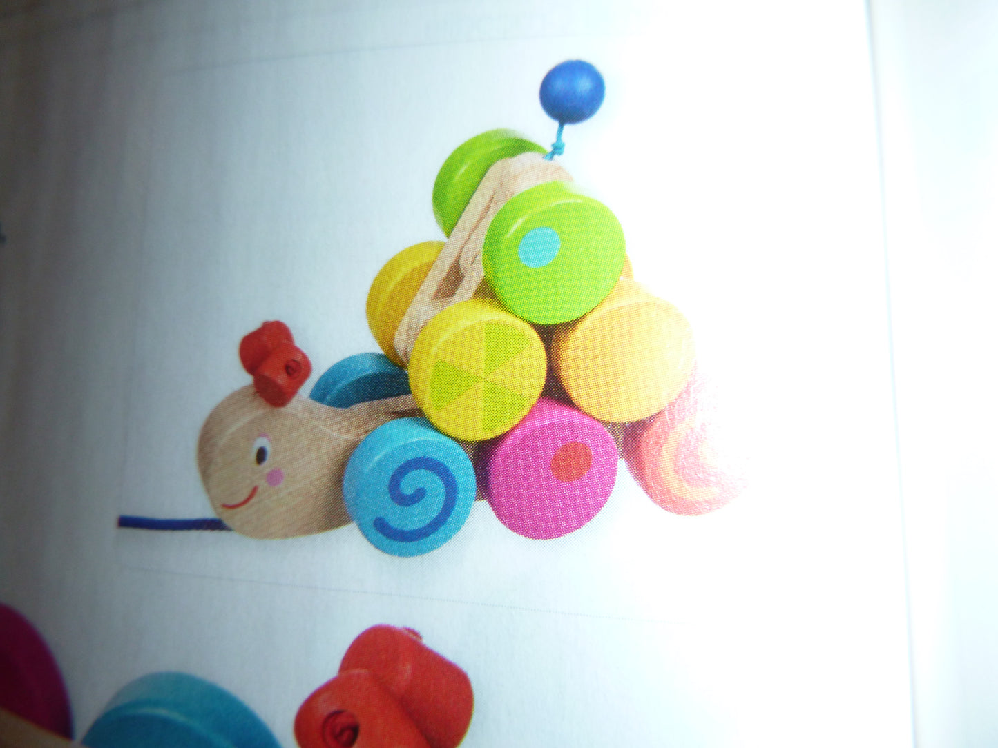 Ziehtier bunte Raupe Mathilda