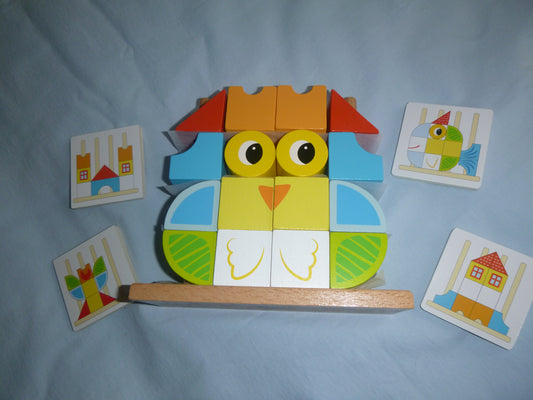 Steckspiel Vario mit 12 Vorlagekärtchen