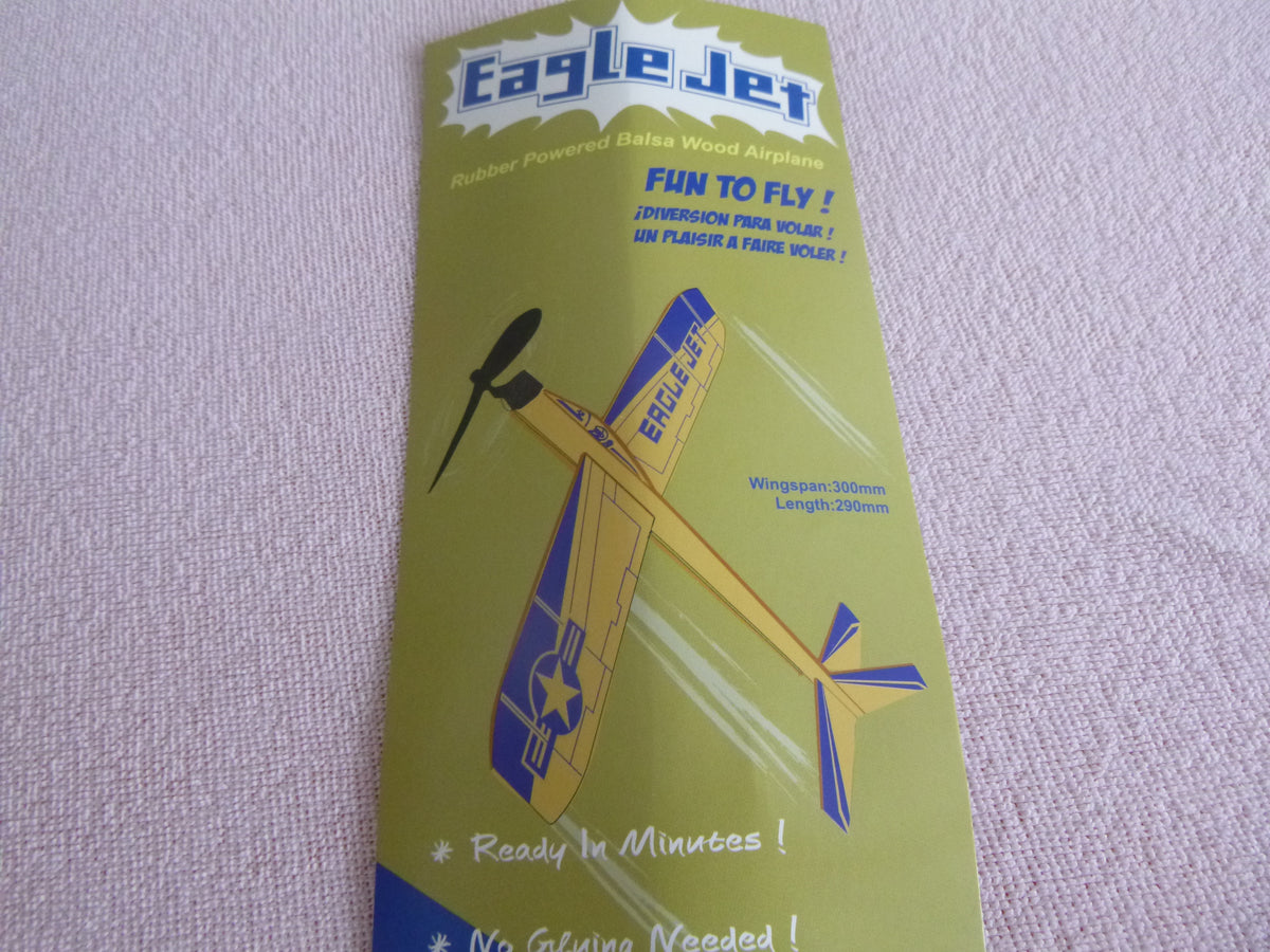EagleJet  Gummiband-Flieger,