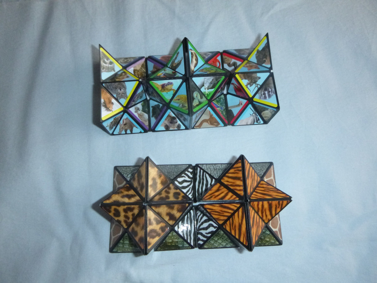StarCube Stern-Zauberwürfel - tolles Geschicklichkeits- und Geduldsspiel 5.5  x 5.5 cm bunt - Cosmos