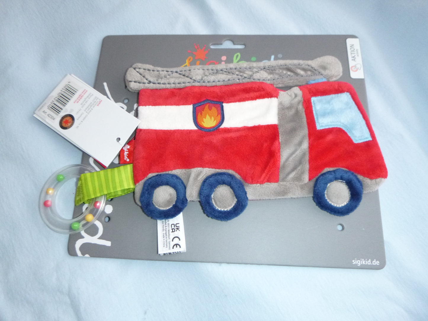 Aktiv-Schnuffeltücher, Feuerwehr, Traktor, Igel von Sigikid