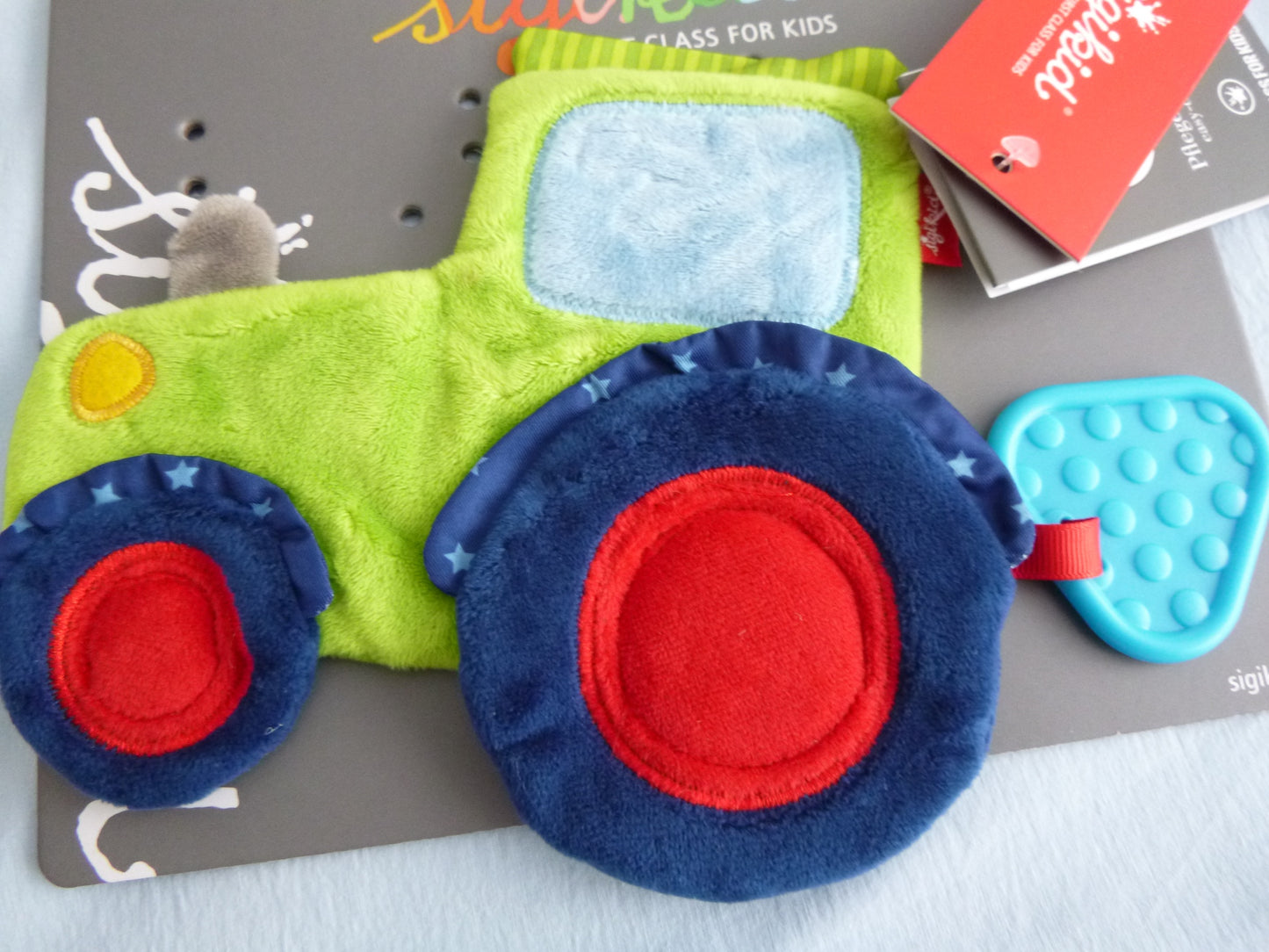 Aktiv-Schnuffeltücher, Feuerwehr, Traktor, Igel von Sigikid