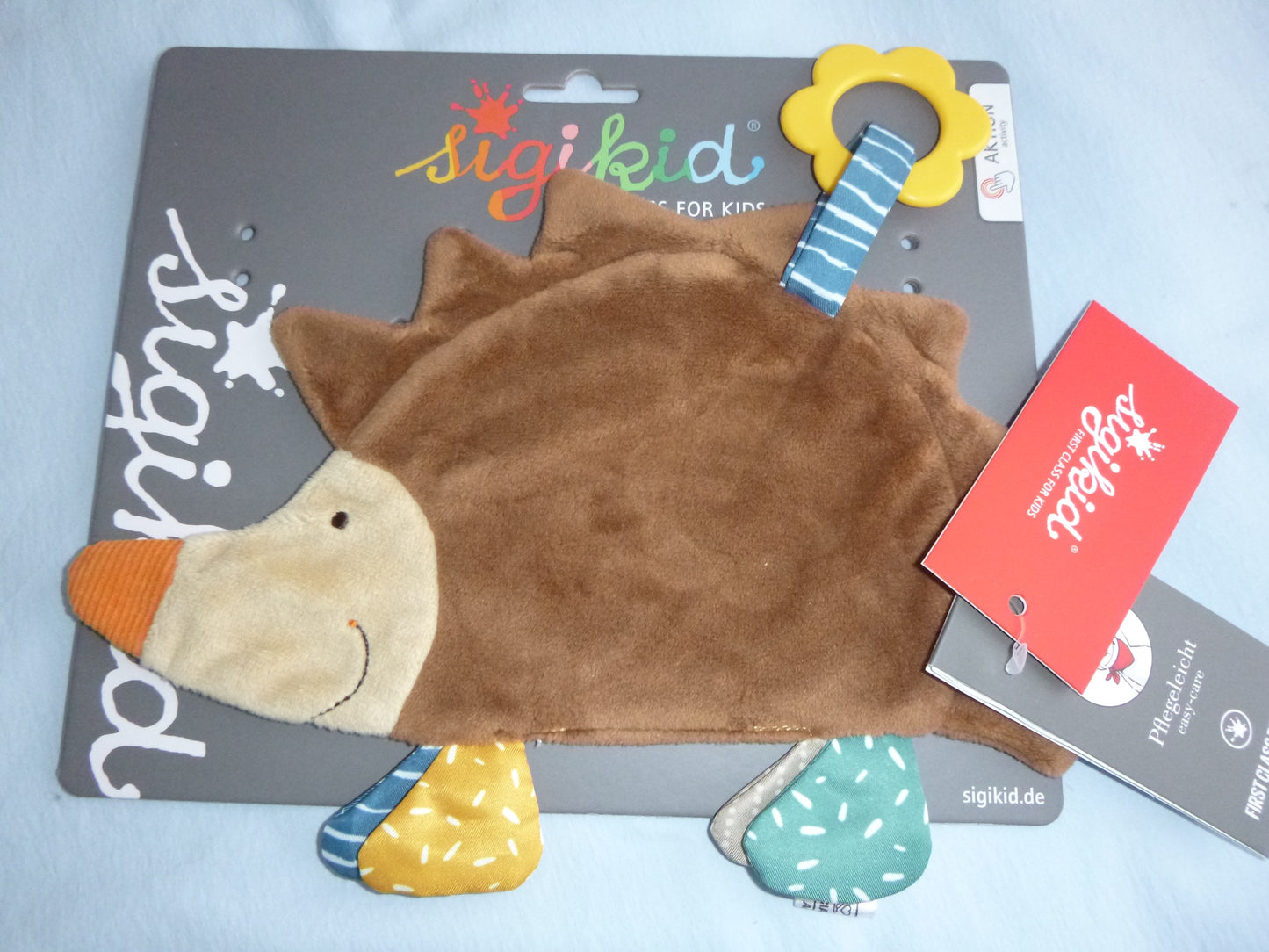 Aktiv-Schnuffeltücher, Feuerwehr, Traktor, Igel von Sigikid