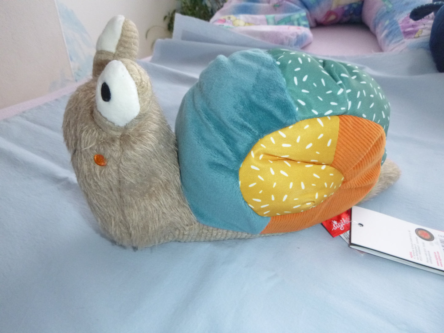 Kuscheltier Schnecke - Patchwork Sweety
