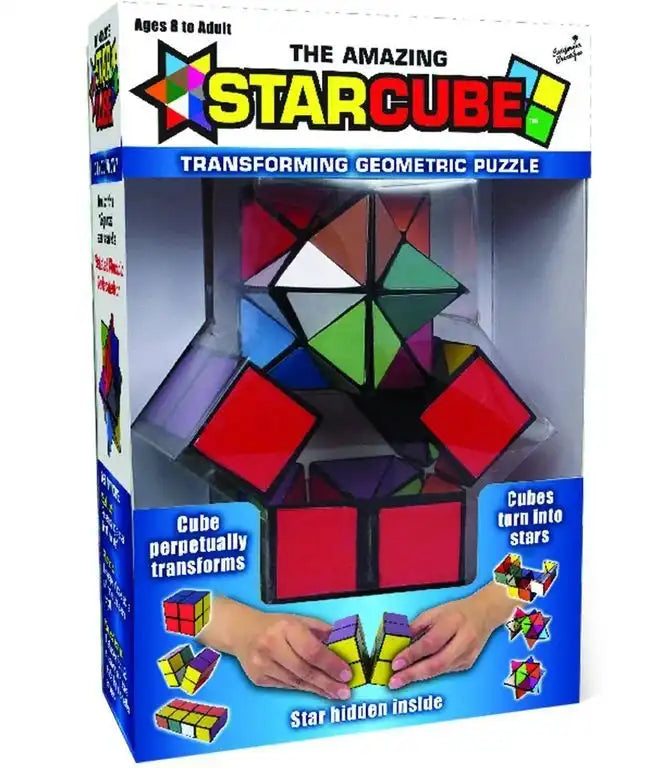 StarCube Stern-Zauberwürfel - tolles Geschicklichkeits- und Geduldsspiel 5.5  x 5.5 cm bunt - Cosmos