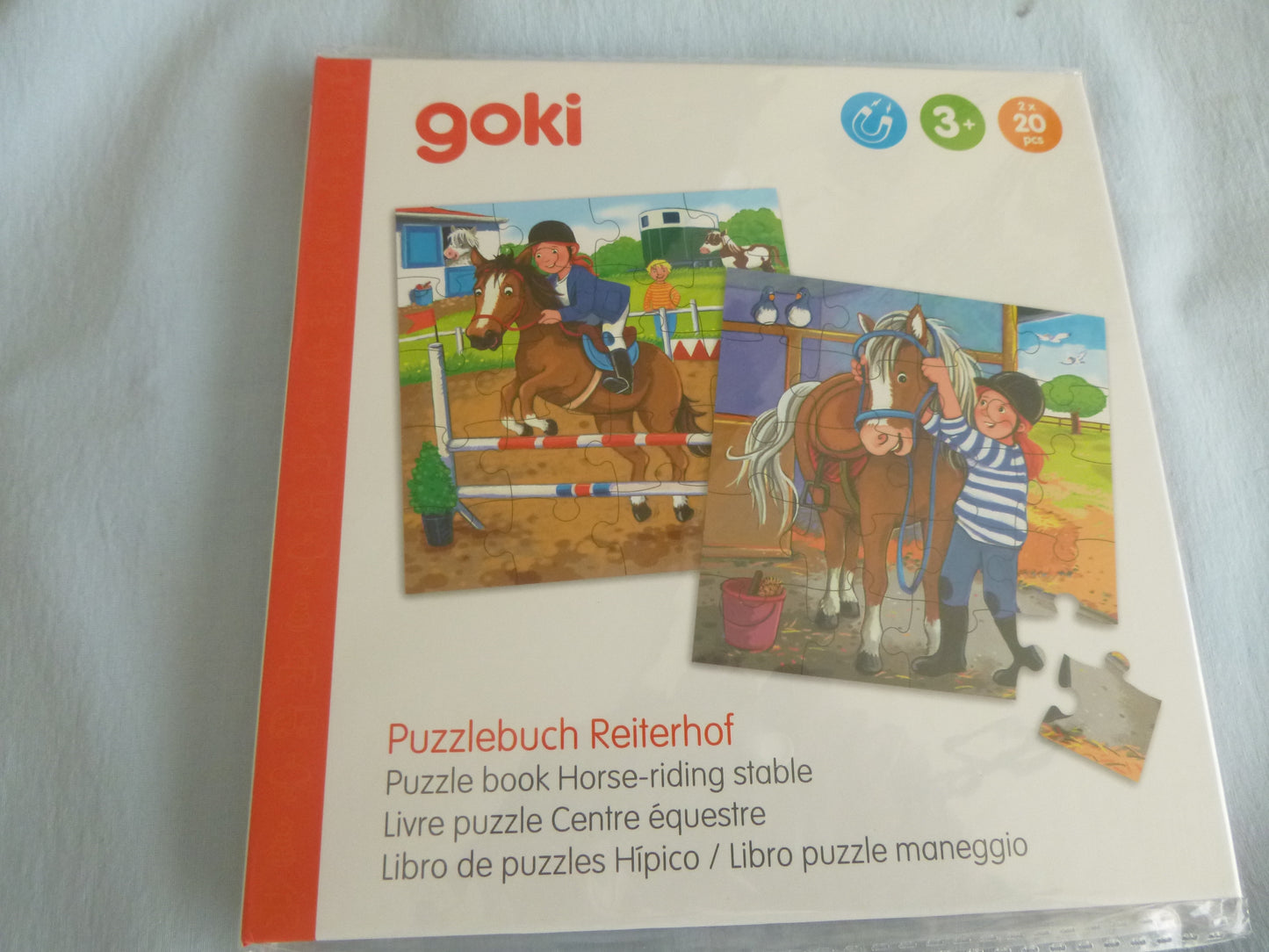 Puzzlebücher mit magnetischen Puzzleteilen