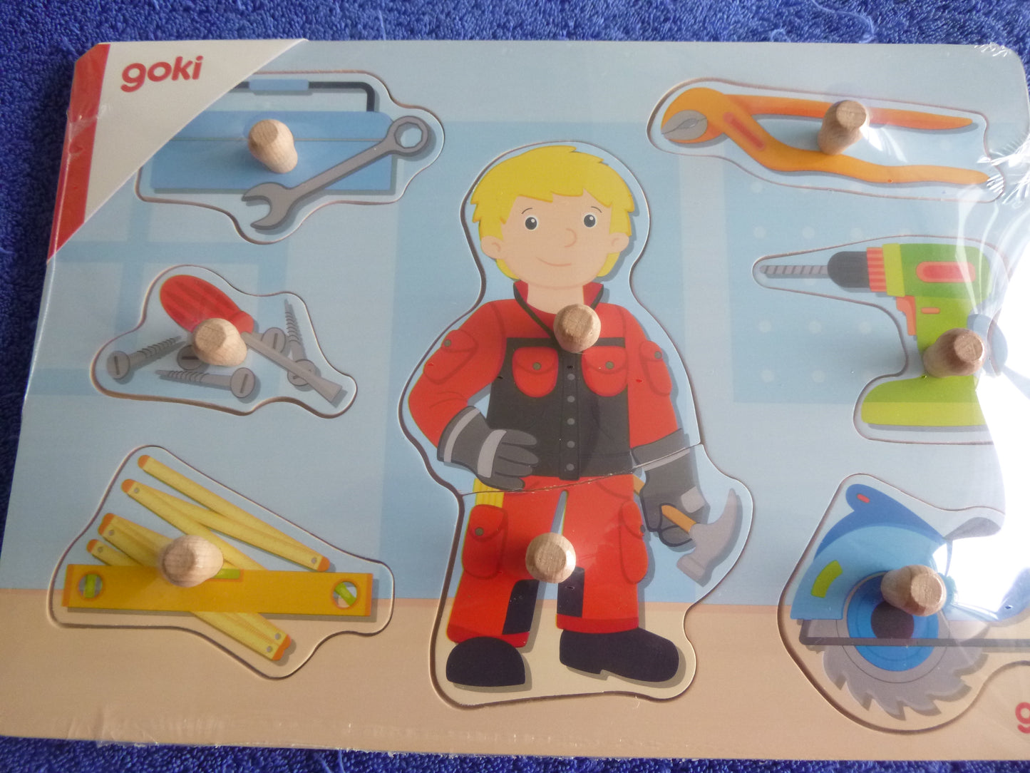 Erste Kinderpuzzle mit 5-8 Teilen und Greifknöpfen