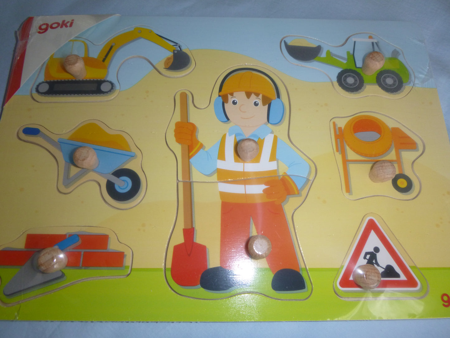 Erste Kinderpuzzle mit 5-8 Teilen und Greifknöpfen