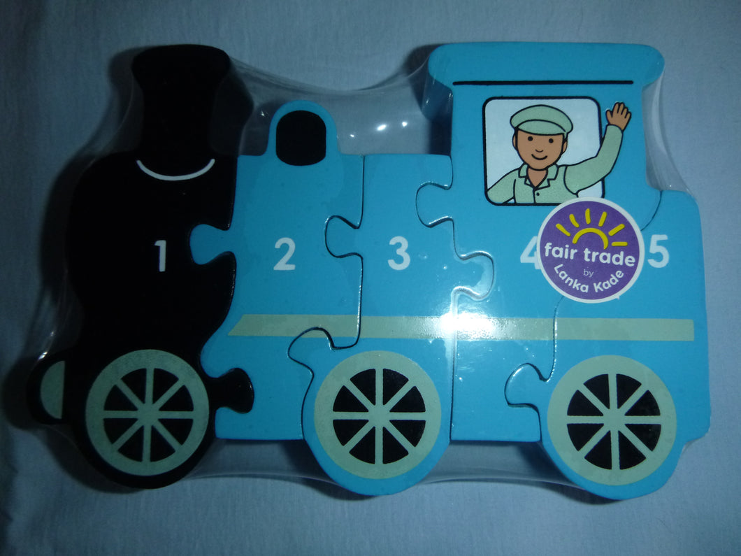 Fahrzeug- Puzzle aus Holz mit Fair Trade Siegel