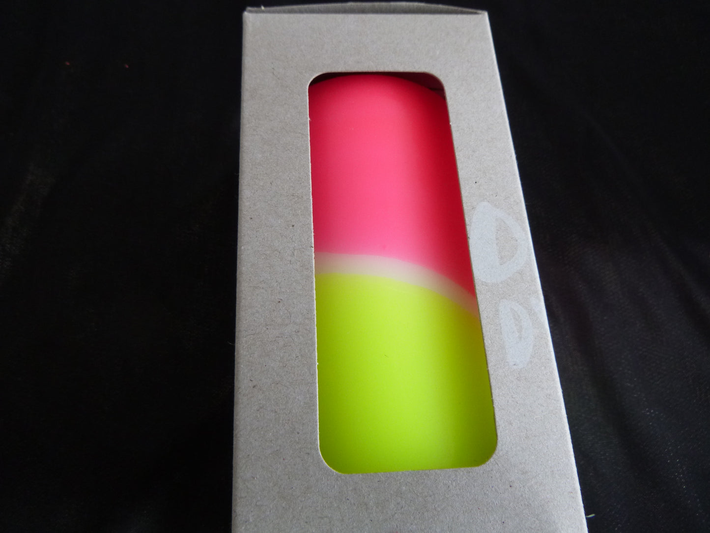 Stumpenkerze Sunny Day in Neonlook von PinkStories