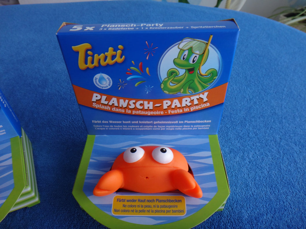 Tinti Plantsch-Sets, Badespaß mit bunten Badewasser und Spiel