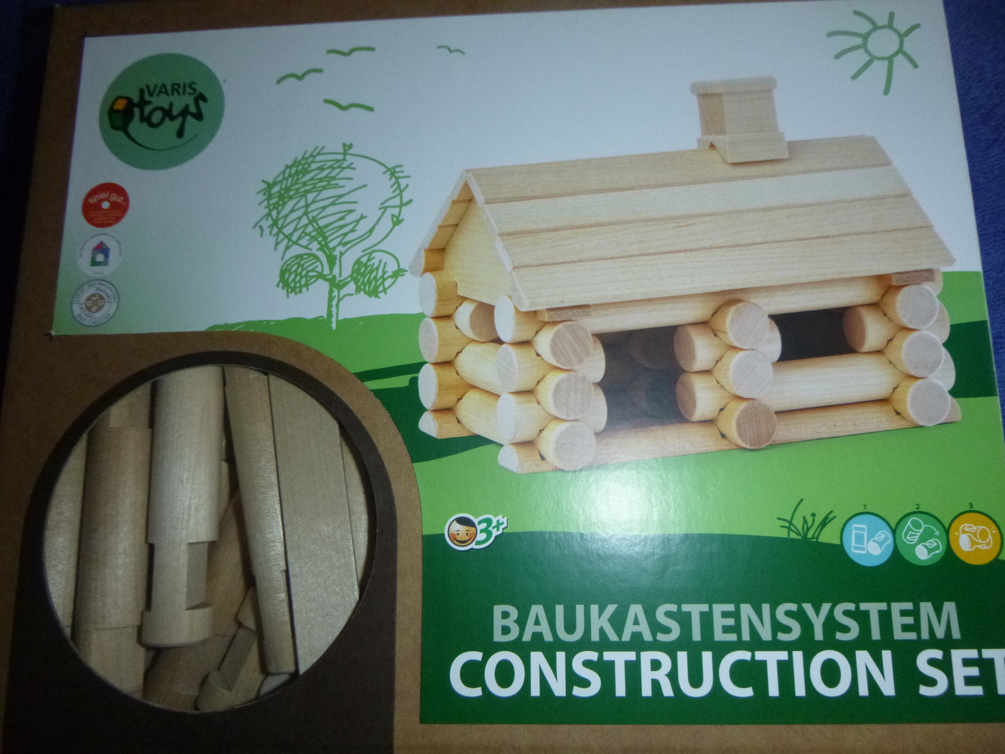 Varis Baukasten-System, Gebäude im Blockhaus-Stil